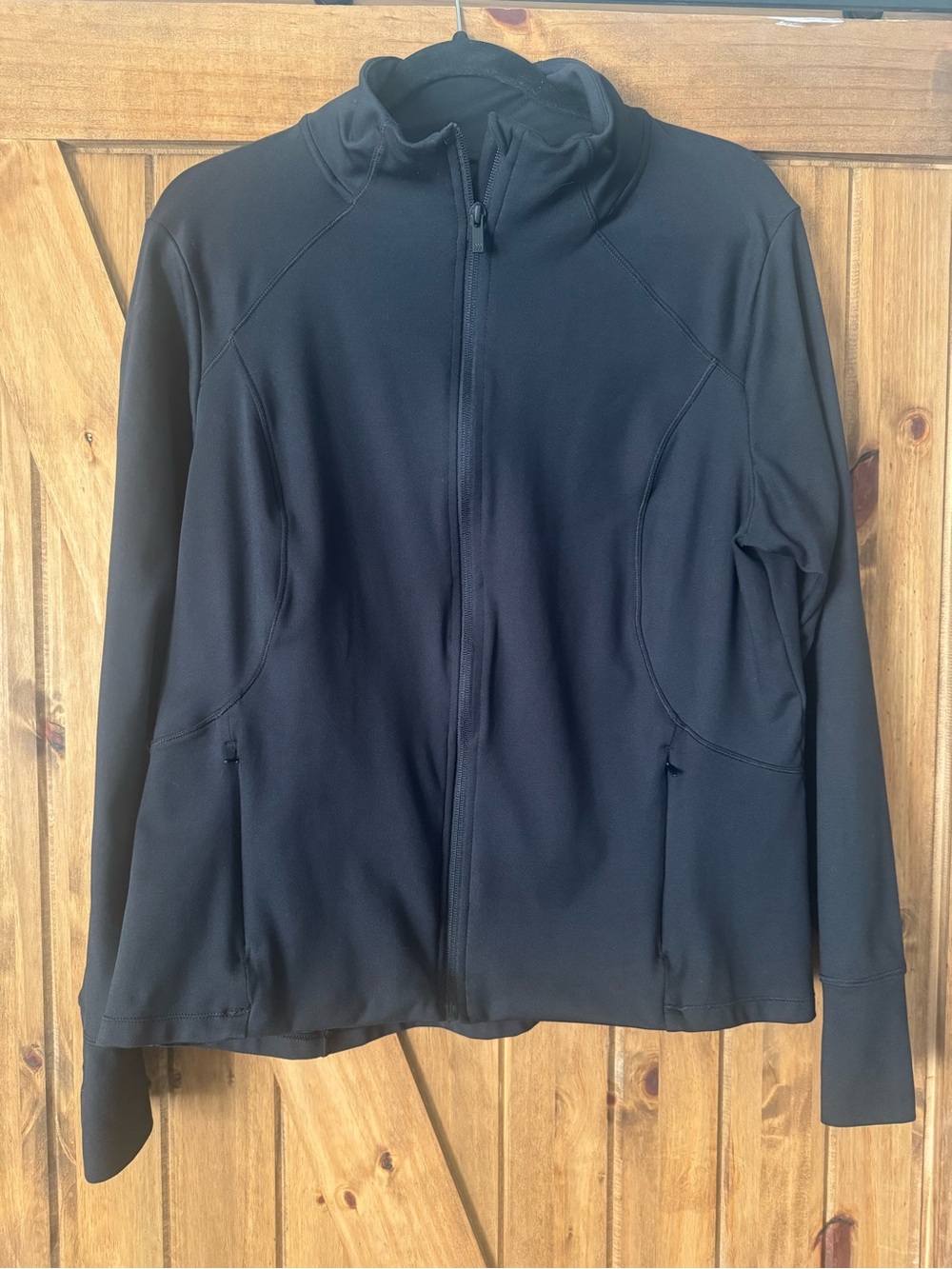 all in motion Black Full-Zip Utility Jacket